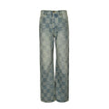 Louis Vuitton Damier-pattern jeans
