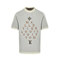 Louis Vuitton Malletier Diamond-Set Typography Embroidered T-Shirt