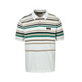 Louis Vuitton 26SS Leather Tab Stripe & Checkerboard Knit Polo Shirt — Dark Edition
