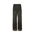 Louis Vuitton Monogram Jeans with Cuffed Hems