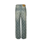 Louis Vuitton Damier-pattern jeans
