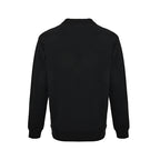 Prada Asymmetric Zip-Panel Sweatshirt — Black