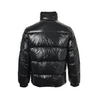 Moncler Reversible Glossy Down Jacket — Stand Collar Double Zipper