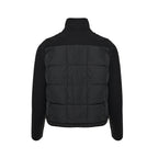 Moncler Hybrid Quilted Jacket — Knit Sleeve, Double Zip Small version