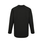Prada Milano Graphic Long-Sleeve T-Shirt — Black