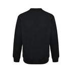 Prada Triangle Logo Crewneck Sweatshirt — Black