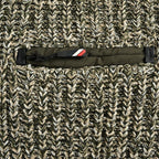 Moncler Chunky Knit Turtleneck Sweater Olive Marl
