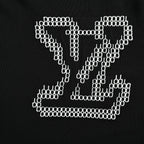 Louis Vuitton Chain-Ring LV Logo Embroidered T-Shirt