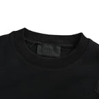 Prada Contrast-Pocket Crewneck Sweatshirt — Black