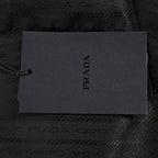 Prada Re-Nylon Down Jacket — Black, Triangle Logo