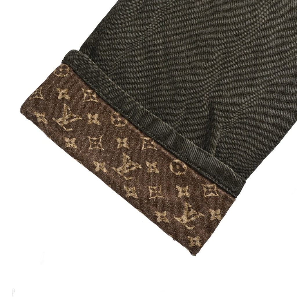Louis Vuitton Monogram Jeans with Cuffed Hems