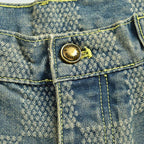 Louis Vuitton Damier-pattern jeans