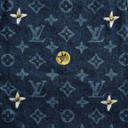 Louis Vuitton Monogram Jacquard Jeans with Daisy Embroidery
