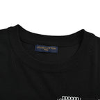 Louis Vuitton Chain-Ring LV Logo Embroidered T-Shirt