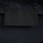 Prada Triangle Logo Hooded Zip Jacket — Black