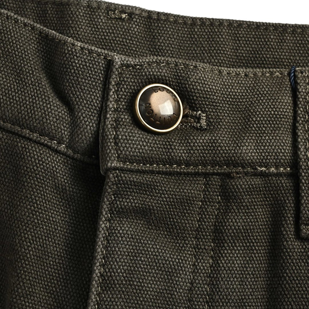 Louis Vuitton Monogram Jeans with Cuffed Hems