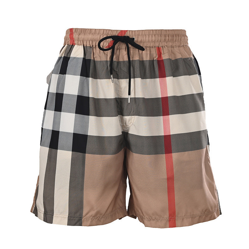Burberry Classic Striped Plaid Shorts