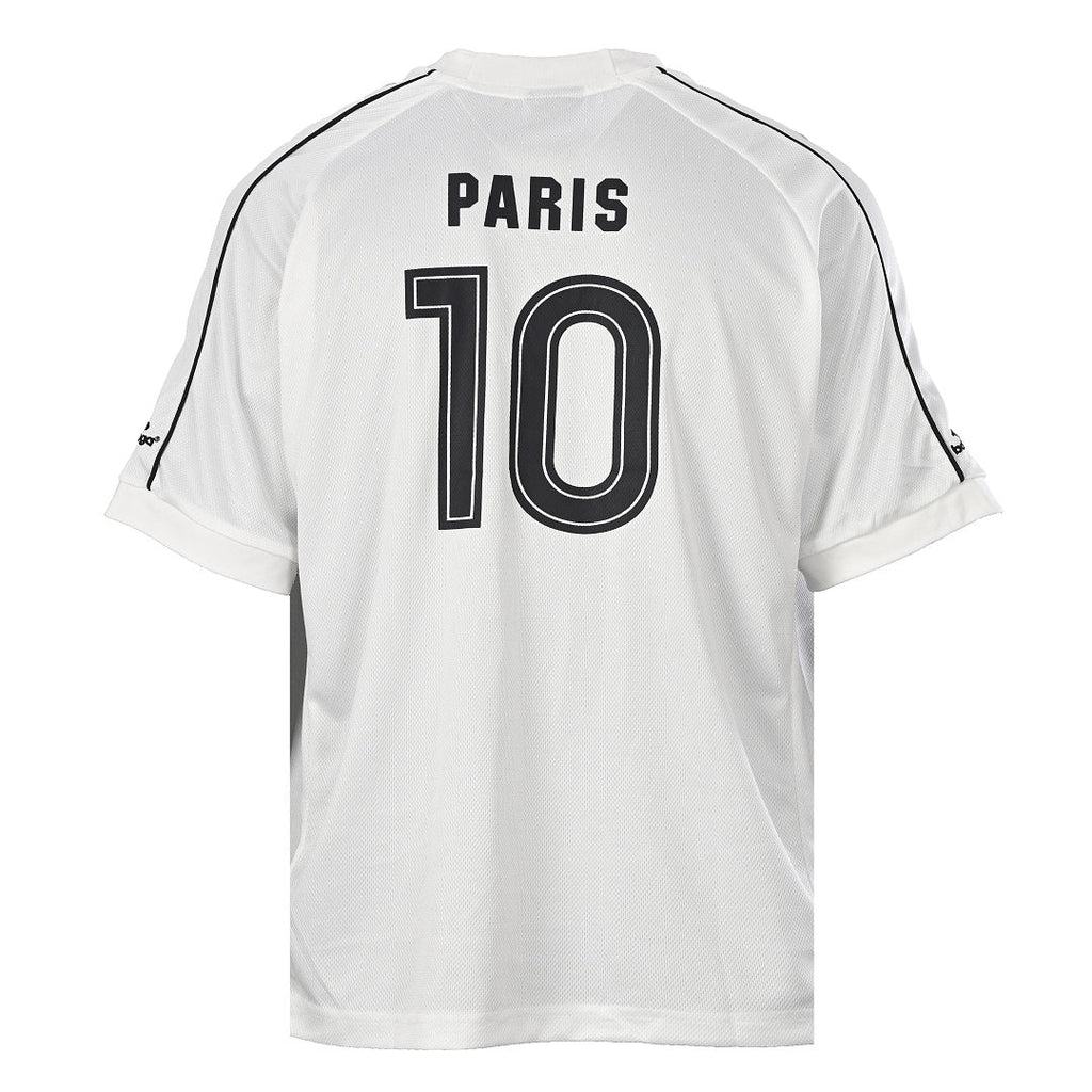 Balenciaga Soccer Jersey T-Shirt – Paris No. 10 – White