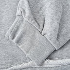 BALENCIAGA Washed Distressed Textured Print Hoodie