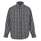 BALENCIAGA Two-Tone Check Frayed Lapel Jacket