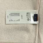 LOUIS VUITTON Oatmeal Monogram Jacquard Quarter-Zip Knit Sweater
