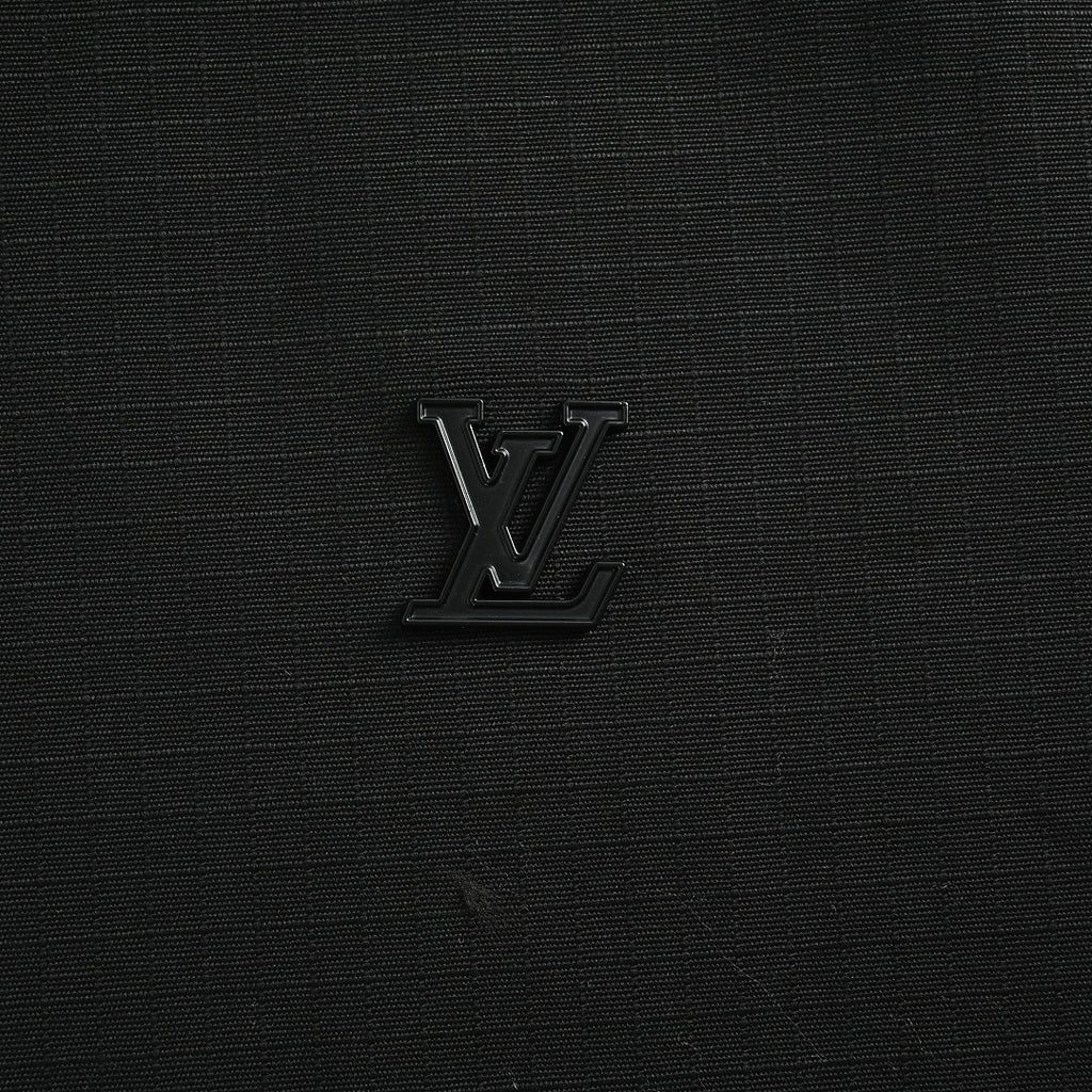 LOUIS VUITTON Black Epi Texture Zip Jacket
