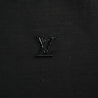 LOUIS VUITTON Black Epi Texture Zip Jacket