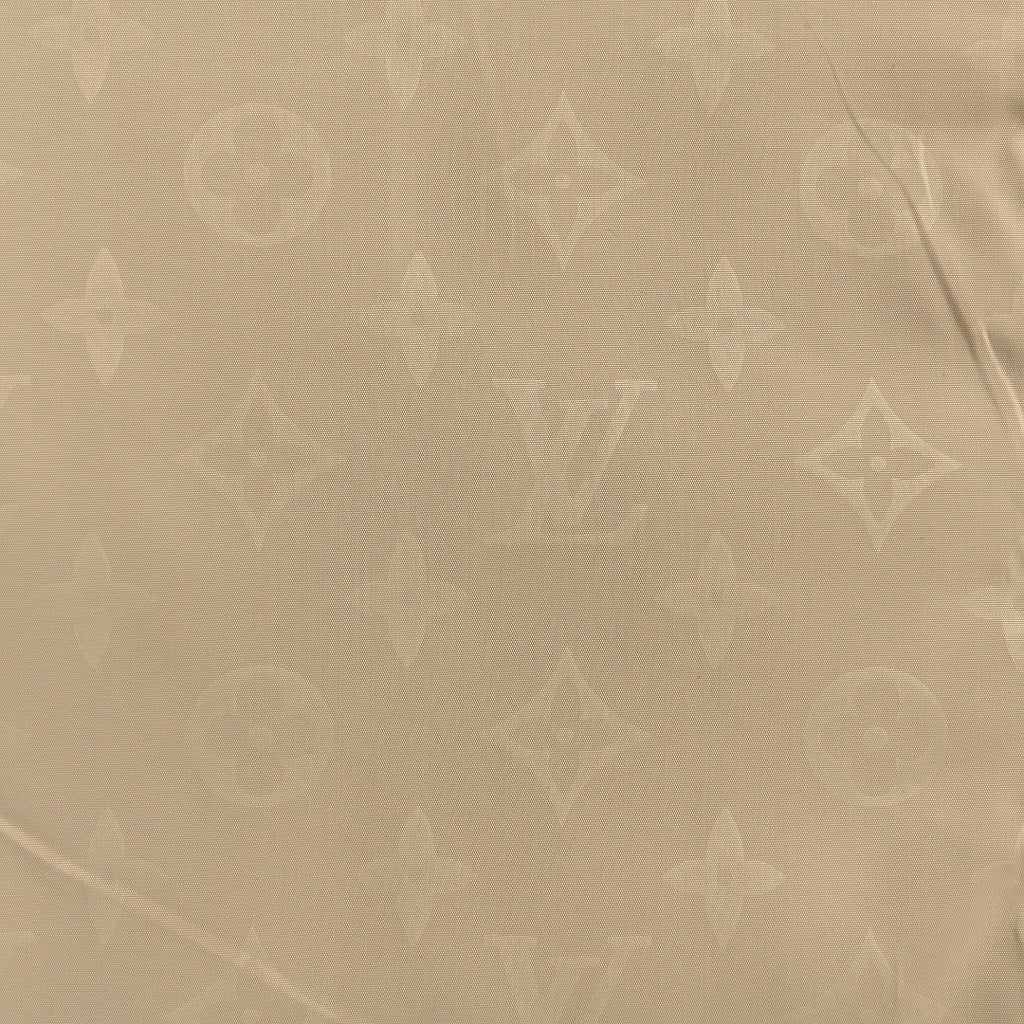 LOUIS VUITTON Khaki Monogram Embossed Hooded Windbreaker