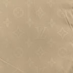LOUIS VUITTON Khaki Monogram Embossed Hooded Windbreaker
