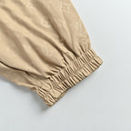 LOUIS VUITTON Khaki Monogram Embossed Hooded Windbreaker