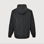 LOUIS VUITTON Monogram Eclipse Hooded Windbreaker Black