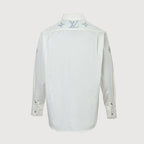 LOUIS VUITTON Ivory Dotted Monogram Button-Up Shirt