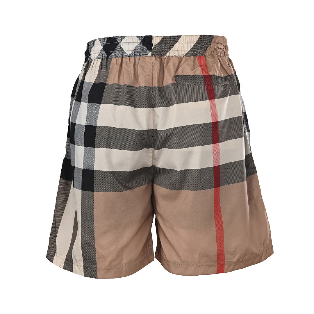 Burberry Classic Striped Plaid Shorts
