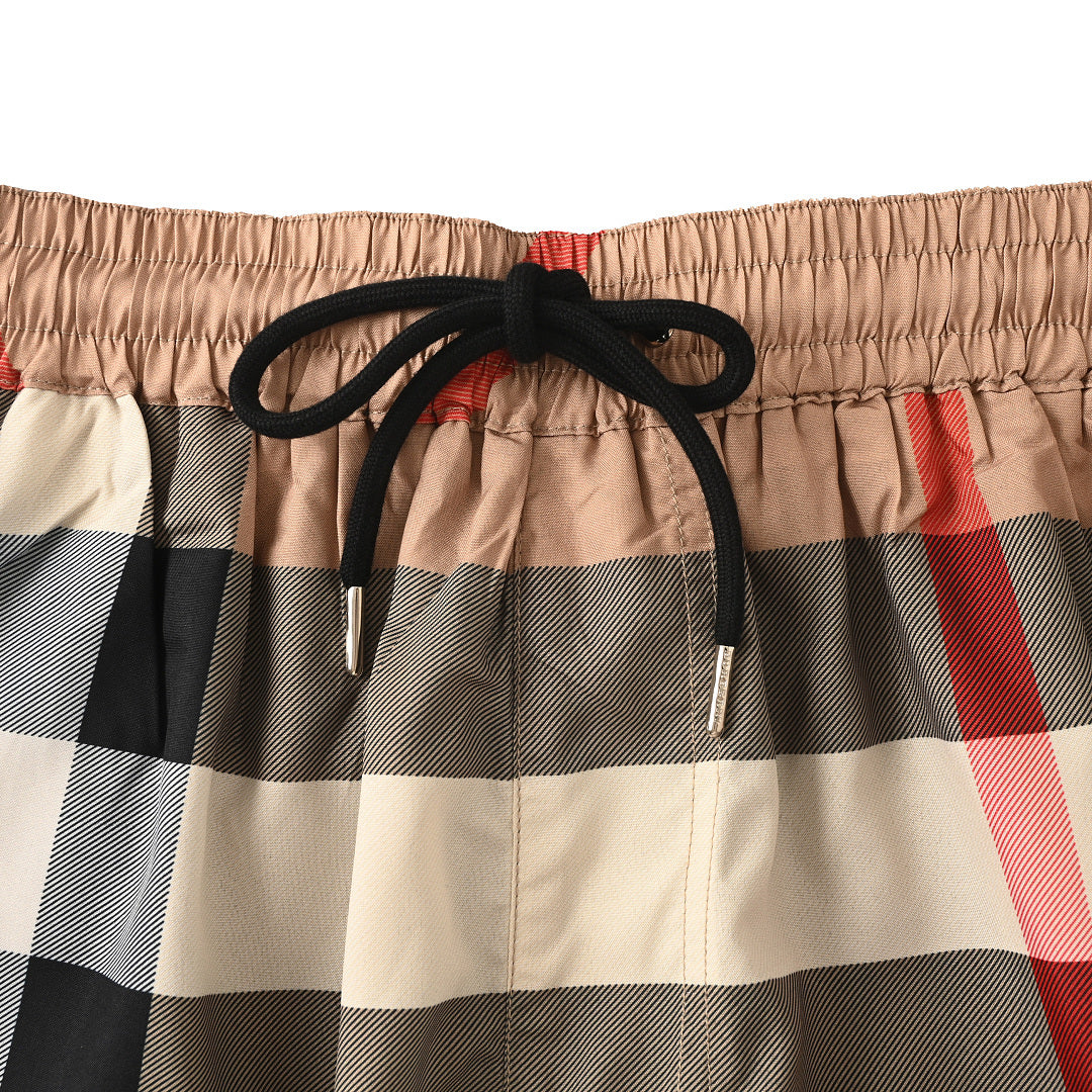Burberry Classic Striped Plaid Shorts