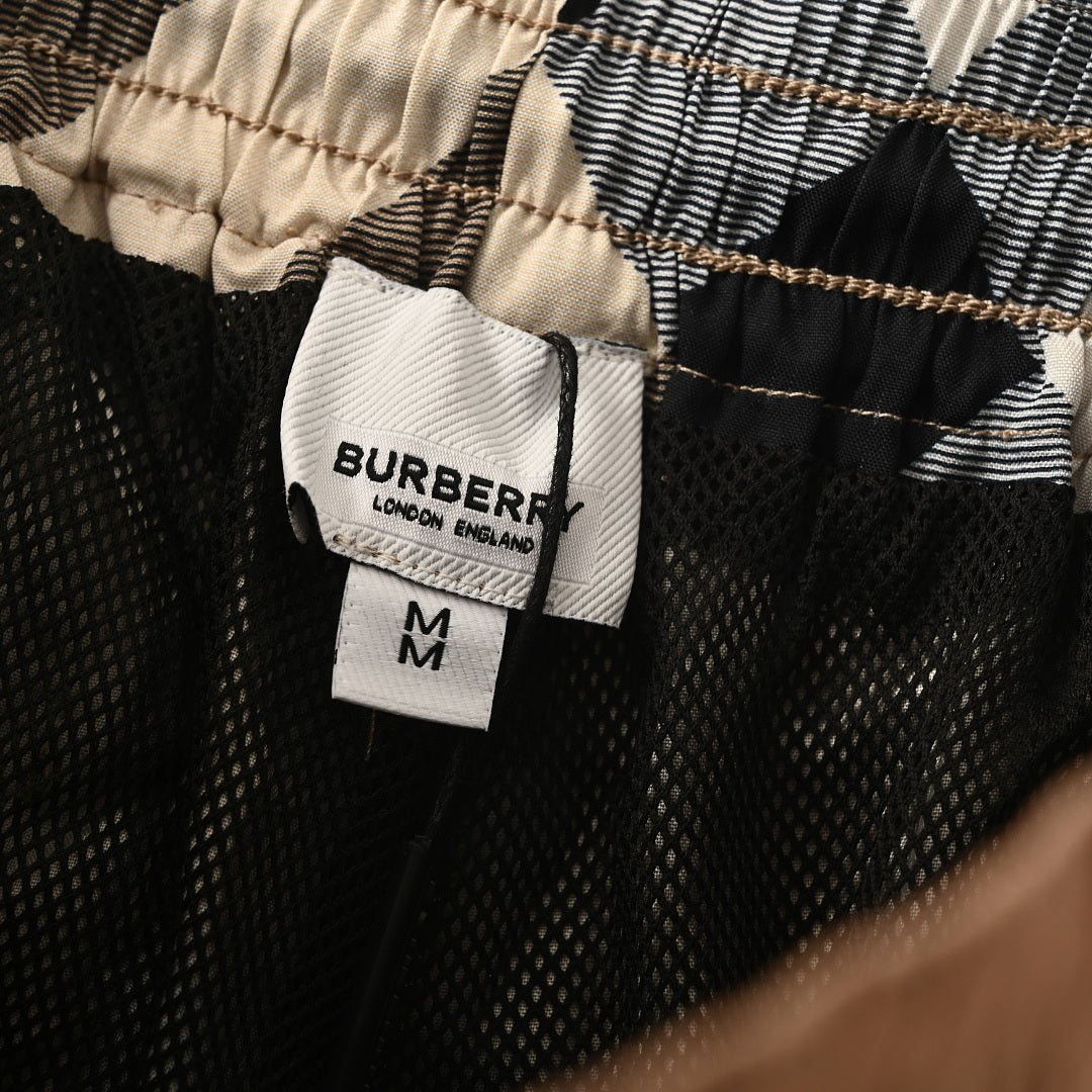 Burberry Classic Striped Plaid Shorts