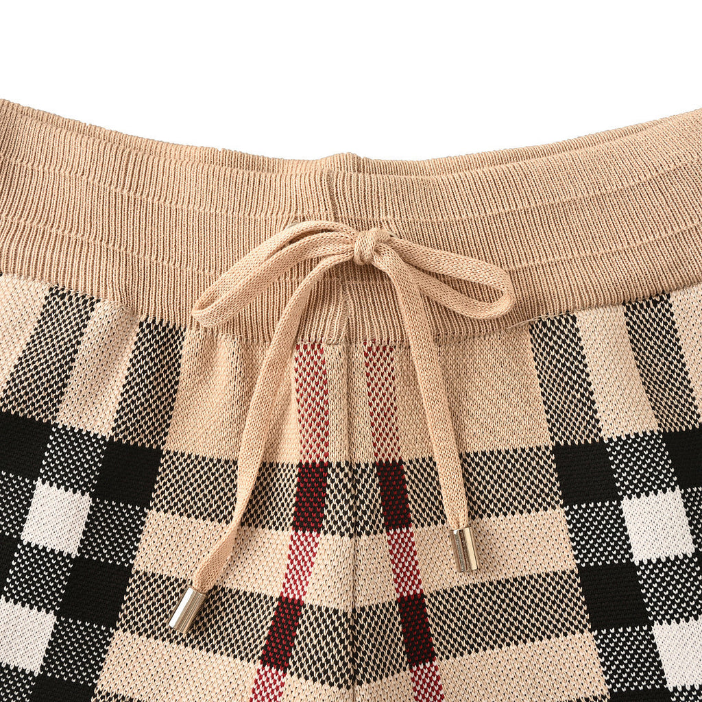 Burberry Classic Striped Plaid Shorts
