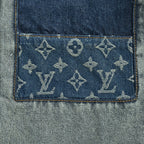 LOUIS VUITTON Floral Jacquard Denim Jacket