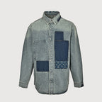 LOUIS VUITTON Floral Jacquard Denim Jacket