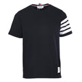 Thom Browne 4-Bar Stripe Sleeve T-Shirt – Black