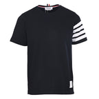 Thom Browne 4-Bar Stripe Sleeve T-Shirt – Black