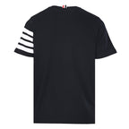 Thom Browne 4-Bar Stripe Sleeve T-Shirt – Black