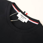 Thom Browne 4-Bar Stripe Sleeve T-Shirt – Black