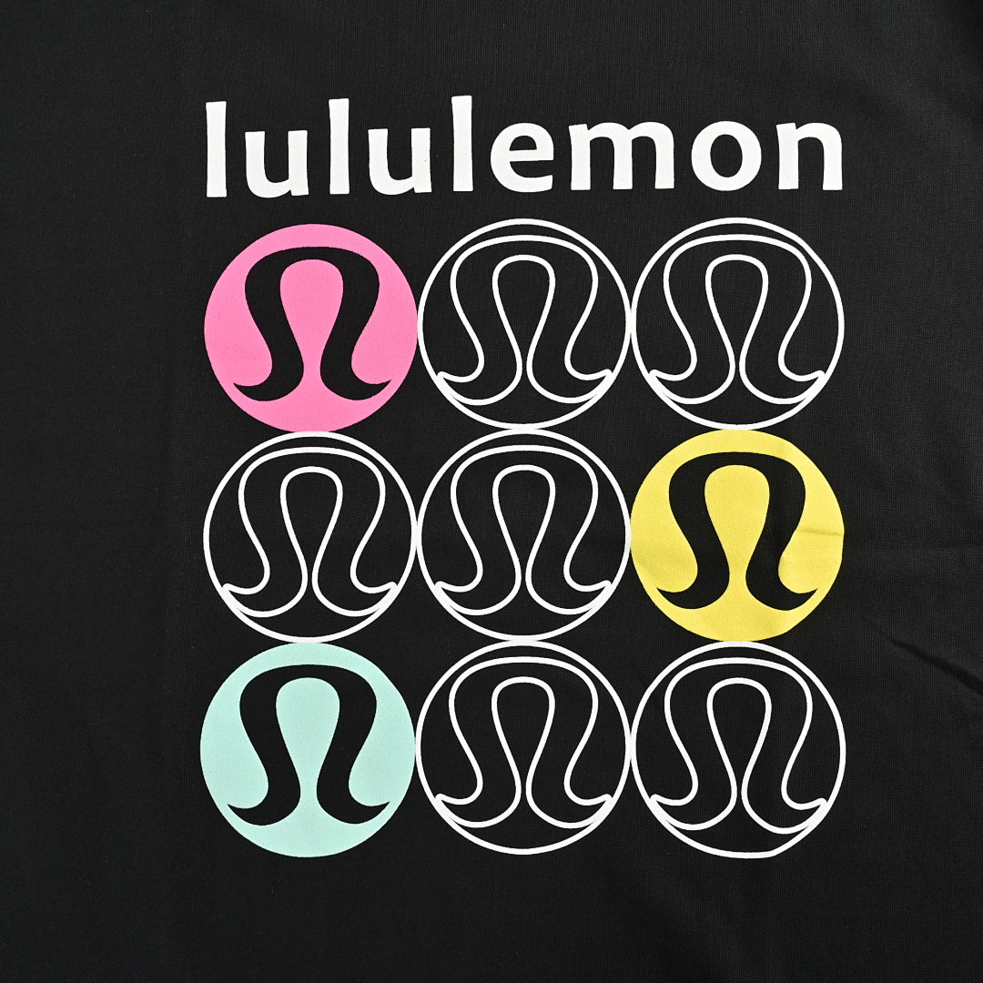 Lululemon 25SS Multi-Logo Print Oversized T-Shirt
