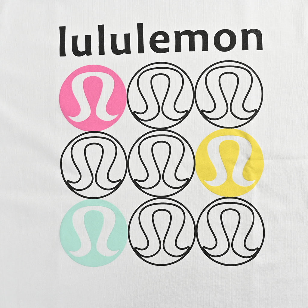 Lululemon 25SS Multi-Logo Print Oversized T-Shirt