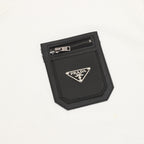 PRADA Nylon Zip-Pocket T-Shirt | 2026 New Collection