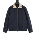 BURBERRY BBR Two-Tone Check Lapel Jacket