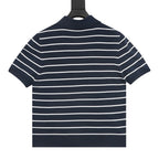 PRADA Stripe Polo Shirt | 2026 New Collection