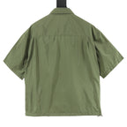 PRADA Nylon Zip-Front Utility Shirt Jacket | 2026 New Collection