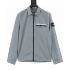 Stone Island Nylon Meta Long-Sleeve Zip Chest-Strap Jacket