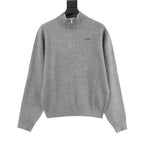 Miu Miu Half-Zip Knit Sweater